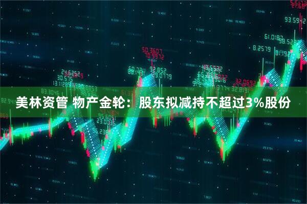 美林资管 物产金轮：股东拟减持不超过3%股份